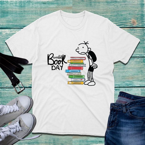 World Book Day Wimpy Kid T-Shirt Funny Book Day Character Wimpy Pi Day Number Day Book Day Books Lovers  Kid Funny Unisex Adult Kids Tee Top