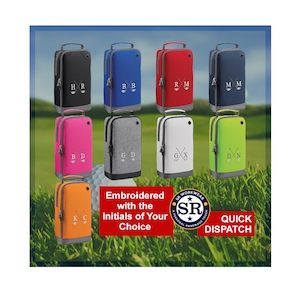 Personalisierte gestickte Golf-Schuh-Tasche, Geschenke für Golfer, für ihn, für sie, Geburtstagsgeschenk, Vatertagsgeschenk, Weihnachtsgeschenk Muttertag
