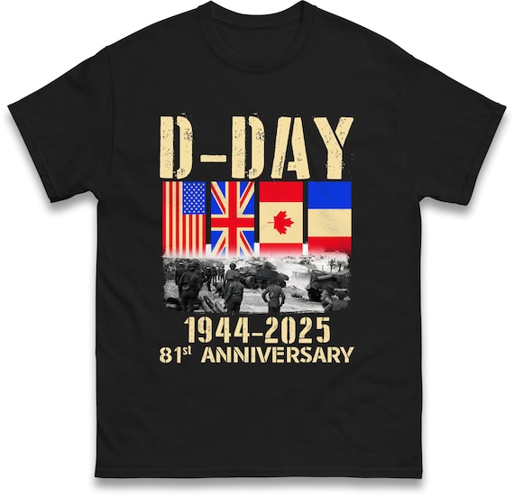 D-Day Normandy Landings Ww2 Anniversary T Shirt Gift D-Day Normandy Landings Ww2 Anniversary T Shirt Gift
