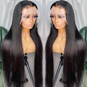 Straight Lace Wig 100% Human Hair Virgin Hair