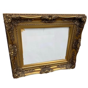 VTG Beautiful Ornate 16x20 Gold Gilt Victorian Wood Painting Picture Photo Frame