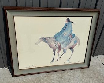 Carol Grigg Lithograph Print Framed the Guardians 38