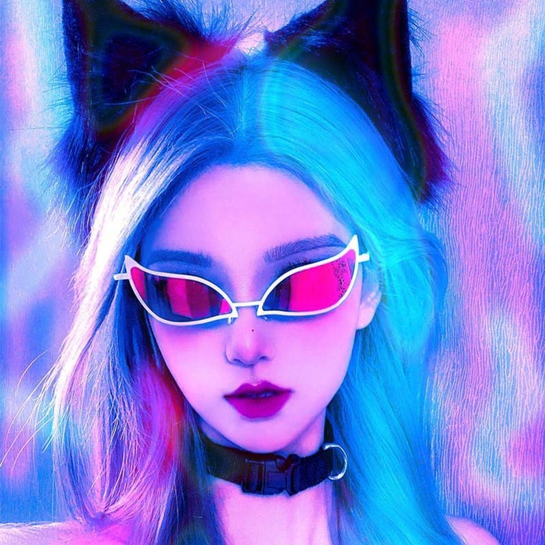 Elegant Donquixote Doflamingo Sunglasses Anime Sunglass Anime Gift Cat