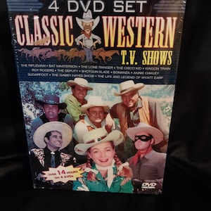 4 DVD Set Classic Western TV Shows