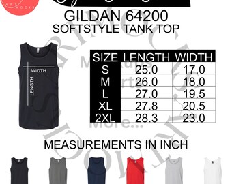 Gildan Men's Softstyle Sleeveless Tank Top (64200) – 100% Cotton/Ring Spun, Up To 2XL