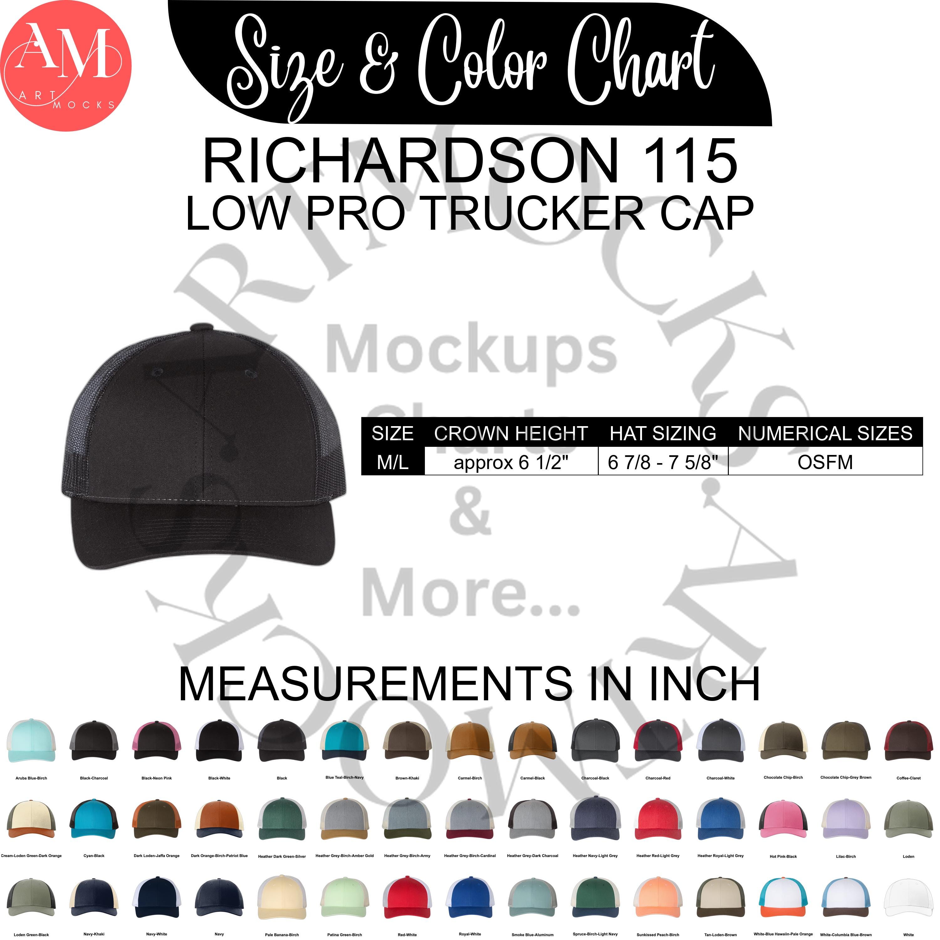 Richardson 115 Richardson Flexfit Hat Size Chart Richardson