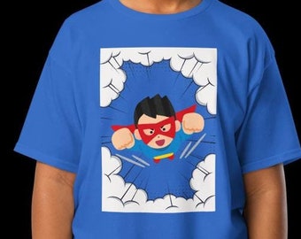 Kinder-Superheld-T-Shirt, Kinder-Superheld-T-Shirts, Superheld, Kinder-T-Shirt, Jugend-T-Shirt, Marvel-Helden, ich bin Superheld, Grafik-T-Shirt, Grafik-T-Shirts
