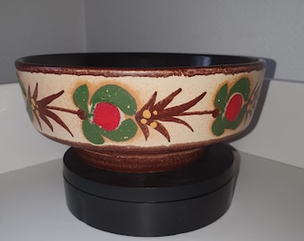 Bottle vase and bowl, gorgeous set from Haldensleben