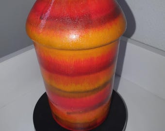 Jasba vase in interesting colors, 21 cm