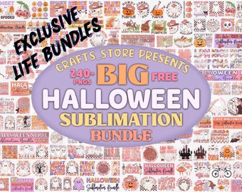 Diseños de sublimación de Halloween - Diseños de alta calidad. Diseños de sublimación de halloween, diseños de sublimación de halloween para camisetas.