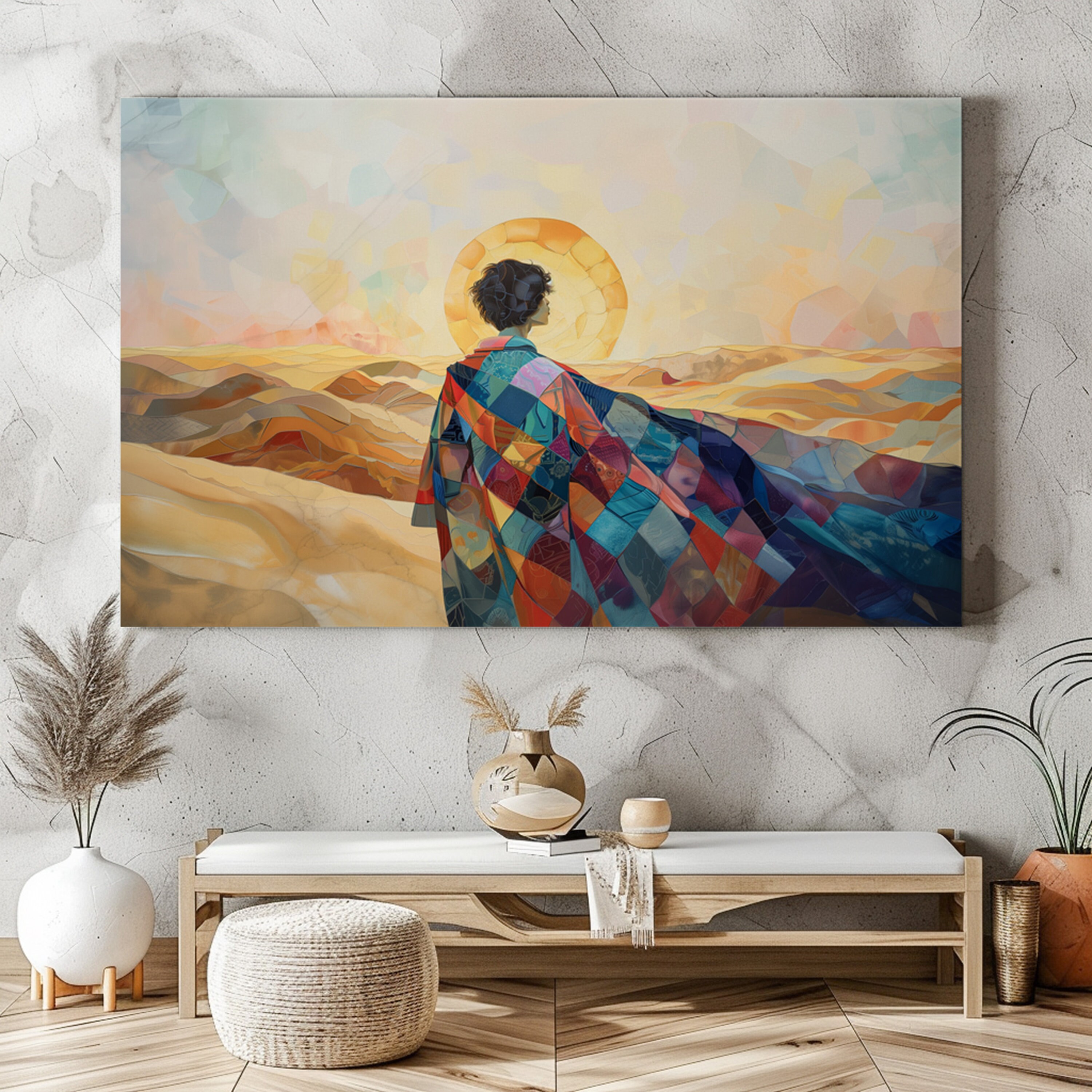 Joseph's Coat of Many Colors Canvas, Christian Canvas Wall Art, Bible ...