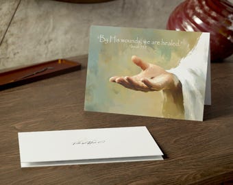 Biglietti di auguri pasquali, biglietti cristiani personalizzabili, biglietti religiosi, biglietti di Pasqua con Cristo risorto, regali religiosi, set di biglietti cristiani 7x5