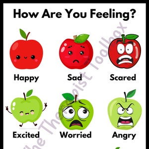 Back to School Feeling Chart for Therapy, Child Therapist Tools, Counseling worksheet, Child therapy, Play therapy, Preschool Mental Health