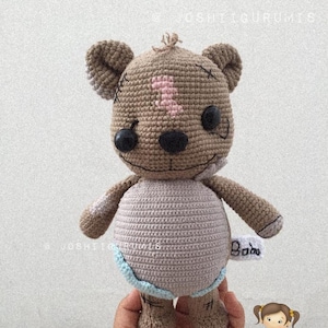 Patrón de crochet: Osito Boobo del Sr.Burnsss