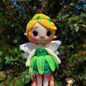 Patrón de crochet: Muñeca hada artesana