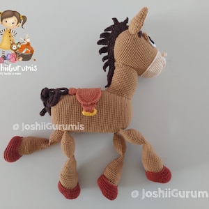 Patrón de crochet: Tierno caballo