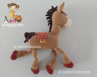Patrón de crochet: Tierno caballo