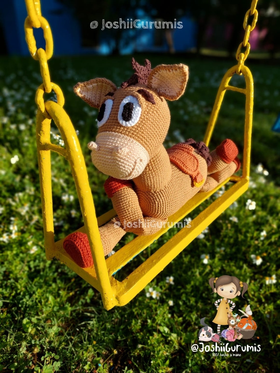 Patrón De Crochet: Tierno Caballo Etsy