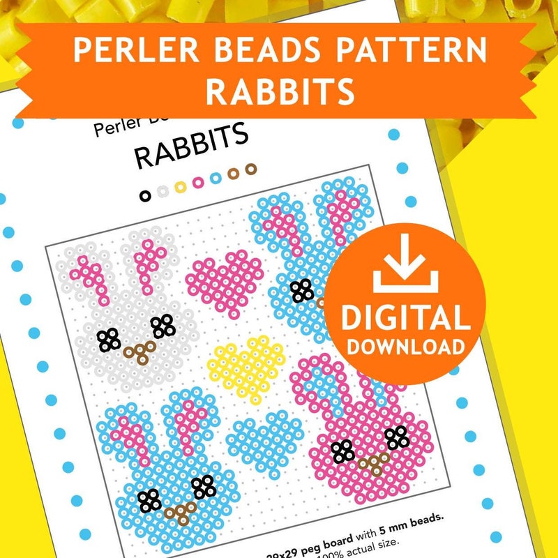 Easter Hama Bead Pattern - Etsy