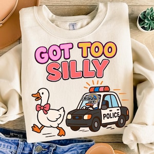 Got Too Silly Goose PNG, Zabawny projekt gęsi, Cyfrowe pobieranie gęsi