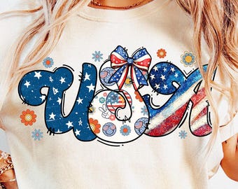 Floral Coquette USA Png, Retro America Png, 4th Of July PNG, 4th Of July Sublimation Design, popular America Png, Patriotic Png, Girly png