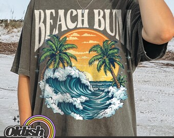 Beach Bum Sommer Png, Retro Sommer PNG für Sublimation, Kokosnuss Mädchen PNG, trendiges Sommerdesign, VSCO PNG, niedliche Ästhetik, ästhetische PNG