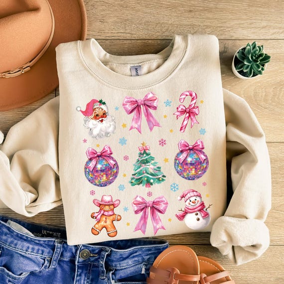 Coquette Christmas png, Coquette Bow Png, Christmas sublimation, Trending png, Pink Christmas png, Holiday vibes png, Girly Christmas Png