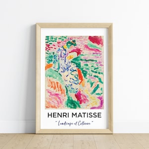 Henri Matisse Digital Wall Art, Exhibition Art, Mid Century Wall Art, Landscape Art, High Quality Printable Poster, Digital Print