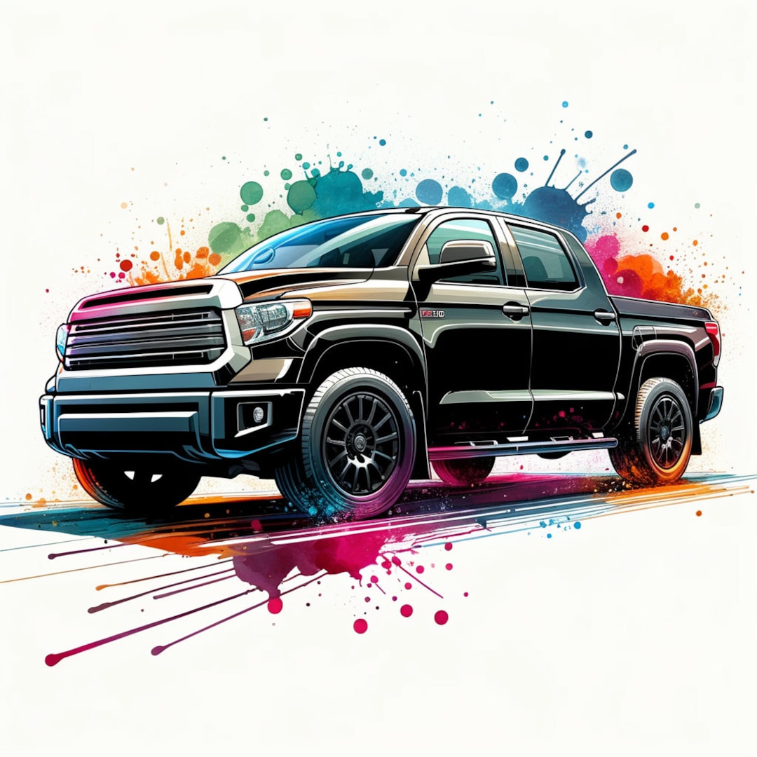 Toyota Tundra, JDM, Digital Art, Mockups, Digital Download, PNG ...