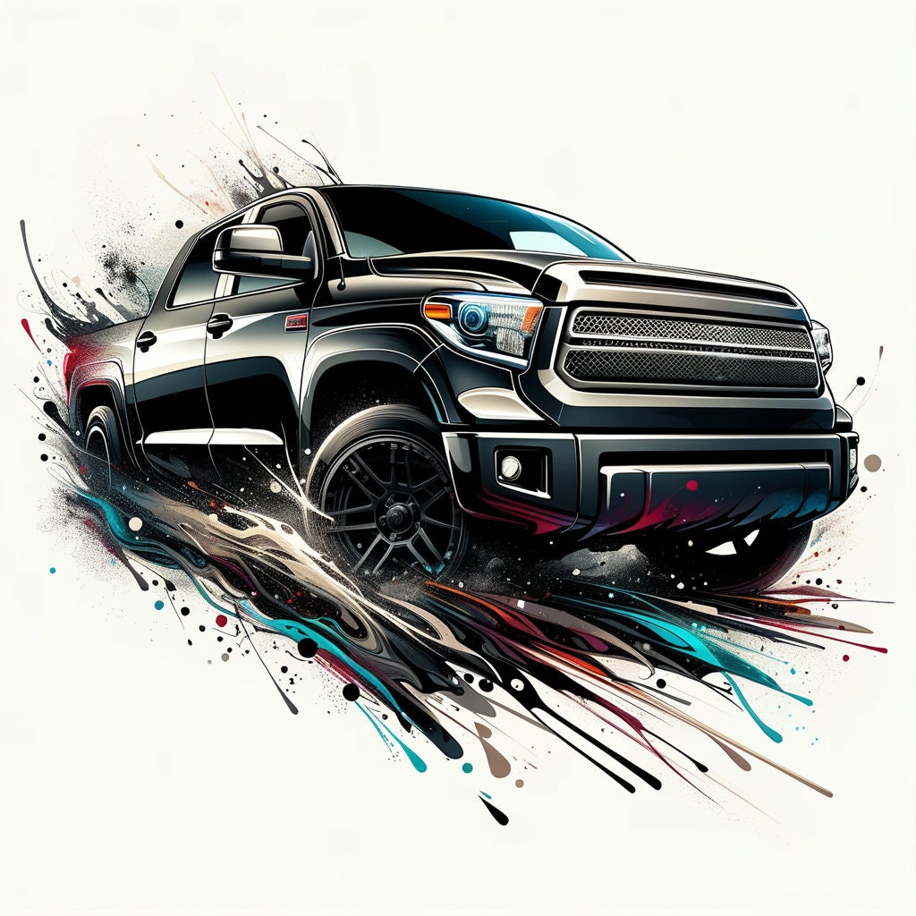 Toyota Tundra, JDM, Digital Art, Mockups, Digital Download, PNG ...