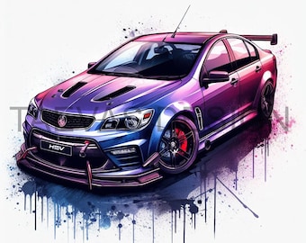 Holden HSV, Digital Art, Mockups, Digital Download, PNG, Sticker, T-Shirt Print