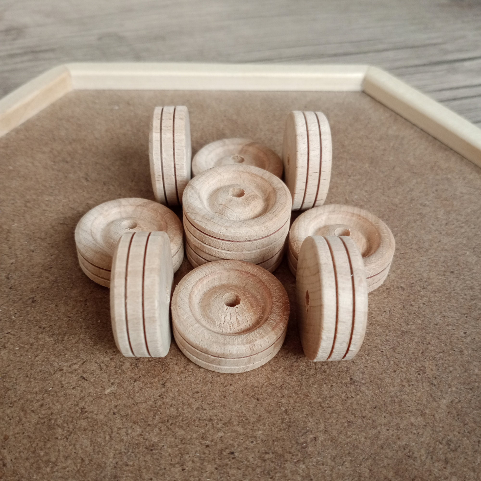 Wooden Toy Car Wheel 10 Pcs Handmade Wooden Toy Car Wheels Etsy