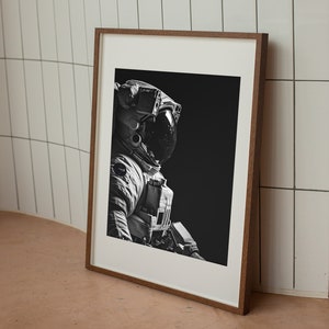 Black and White Astronaut Print, Space Posters, Space Lovers Wall Art, Rocket Launch, Astronaut Art, Space Shuttle, Astronomy Gifts for him