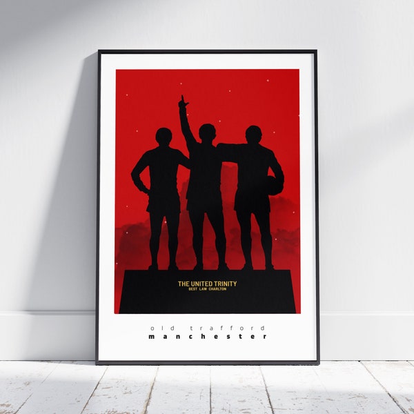 Best Charlton Law United Trinity Football Player Print | Gift Present Birthday Wall Art Bedroom Office Display Poster Printed