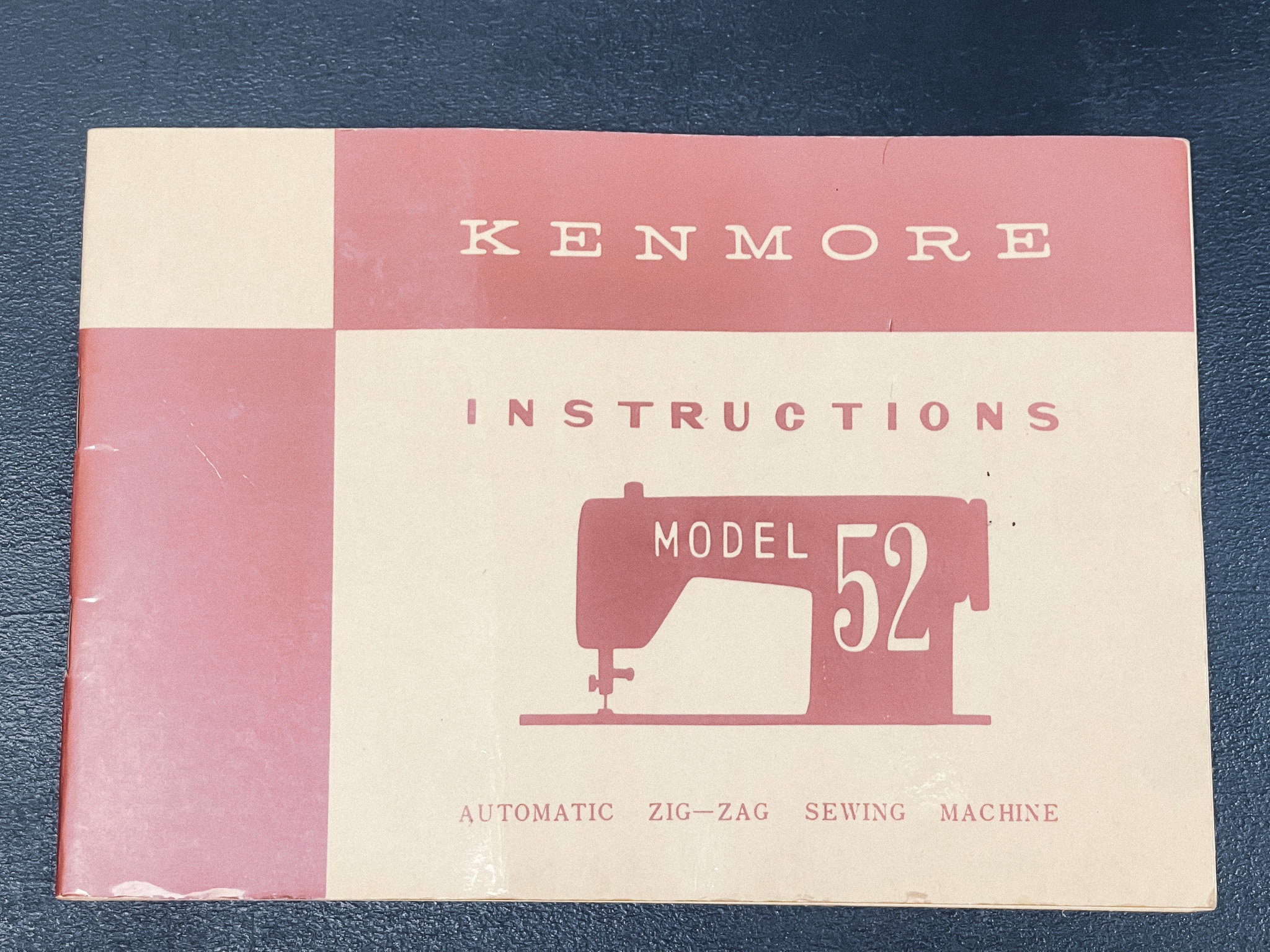Rare VINTAGE Kenmore Model 1231 Zig Zag Sewing Machine - Arts