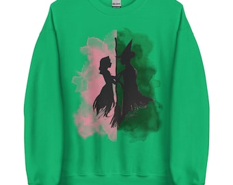 Wicked Glinda and Elphaba Unisex Sweatshirt