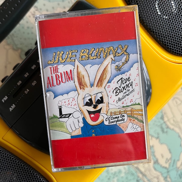 Vintage 1989 Jive Bunny and The Mastermixers Cassette Tape
