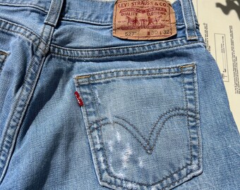 vintage Levi's 527 short taille basse coupé