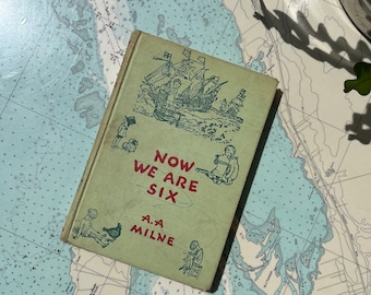 Vintage 50s Now We Are Six de A. A. Milne Libro de tapa dura