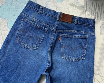 Vintage 70s Orange Tab Levi's Jeans