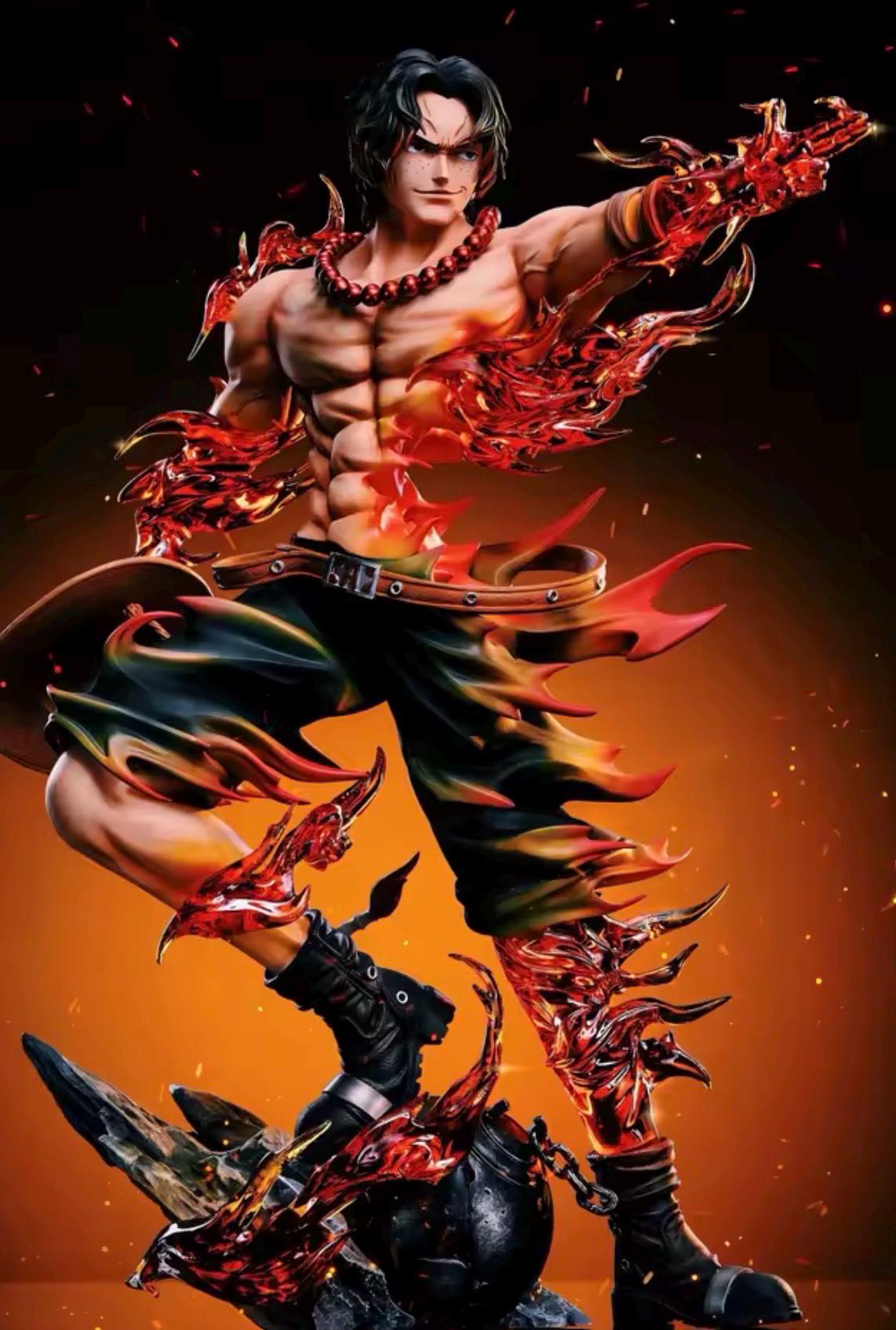One Piece Anime Ace Figure - Etsy - Page 2
