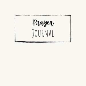 Digital Prayer Journal