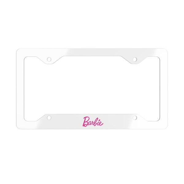 Barbie License Plate Frame - Etsy