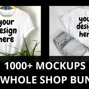 Whole Shop Mockup Bundle, Comfort Colors Mockups, Whole Shop Pass, tShirt Mock Up Collections
