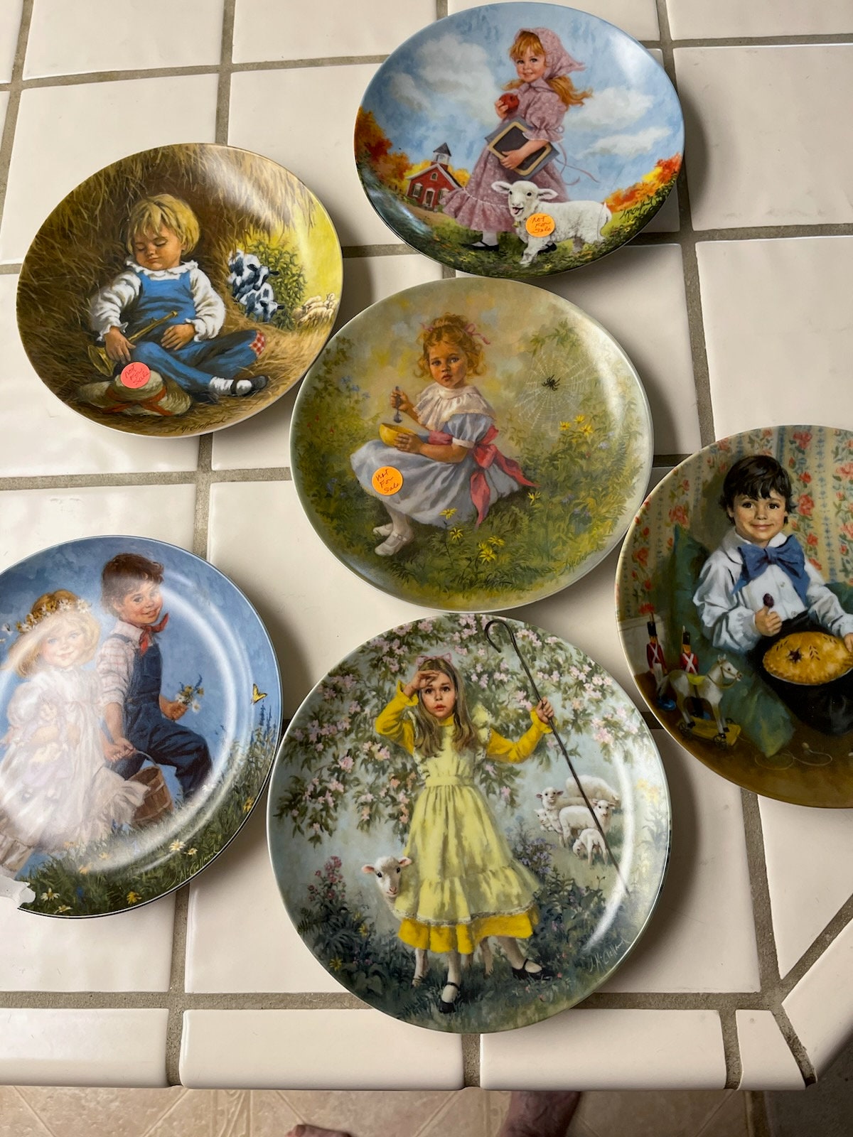 Nursery Rhyme Plates Etsy