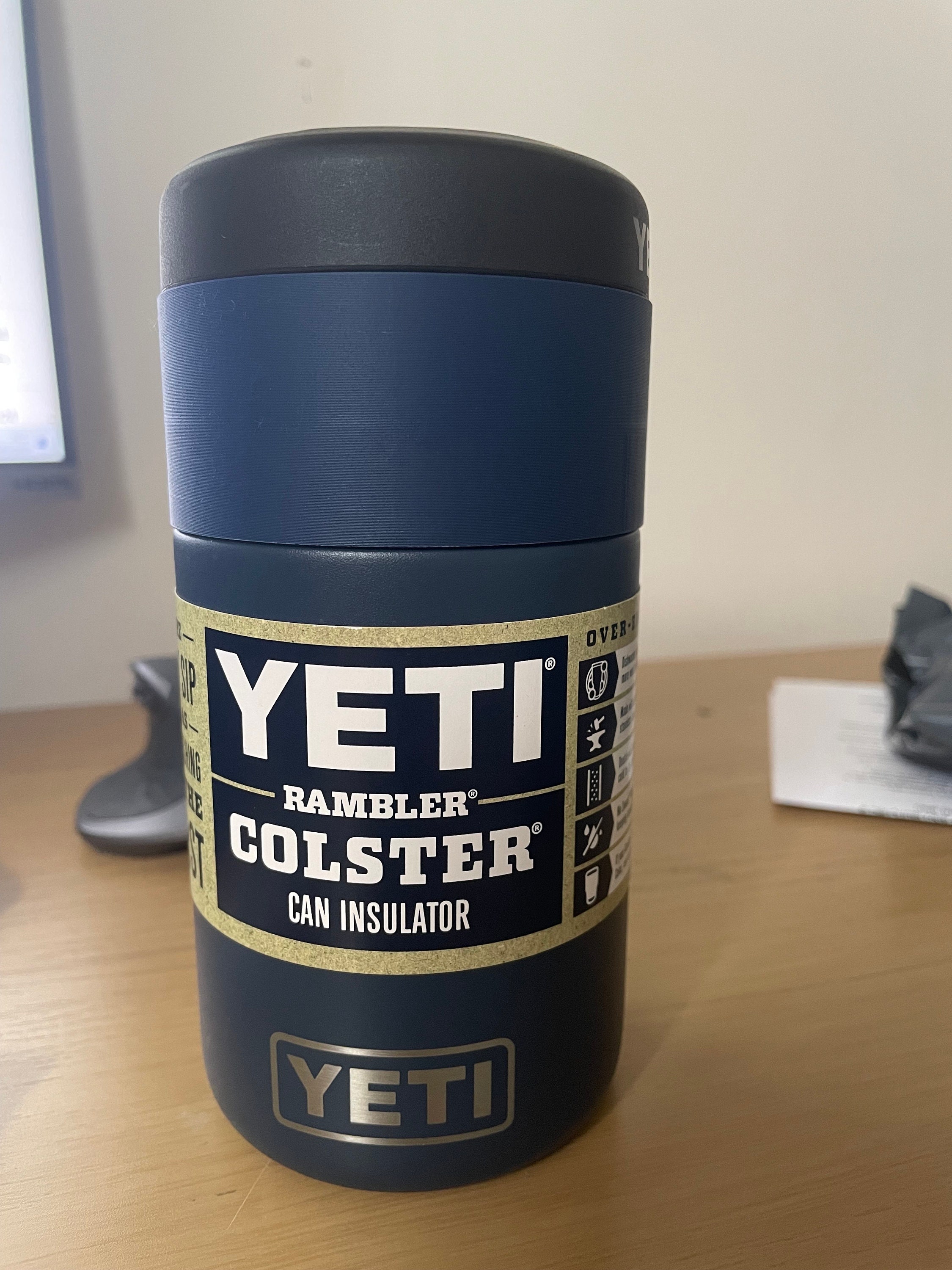yeti colster silver &amp; navy 複数購入割引適用 Yeti Rambler 375ML Colster | JT Surf