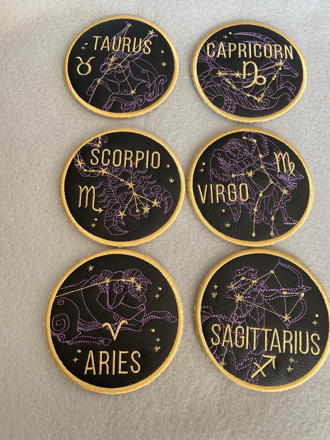 Constellations Coasters Zodiac Constellations Coasters - Etsy