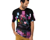It's like Planet of the Apes, but Cyberpunk! Men's t-shirt