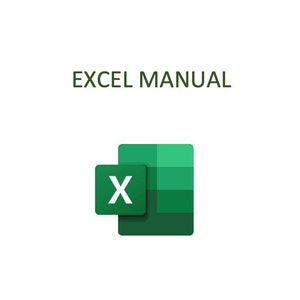 Microsoft Excel User Manual