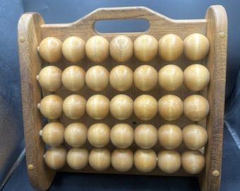 Vintage Rest N Roll Wood Foot Massager Footrest R&R Concepts Twister Exercise